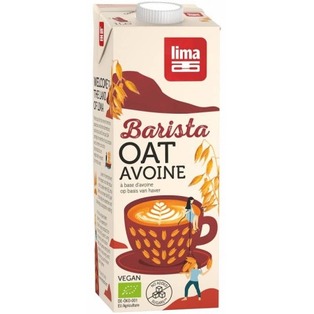 Bautura vegetala de ovaz Barista bio 1L Lima